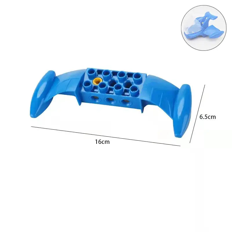 Big Building Blocks Traffic Mechanical Construction Set For Kids Compatible Large Bricks Educational Science Toy Gift