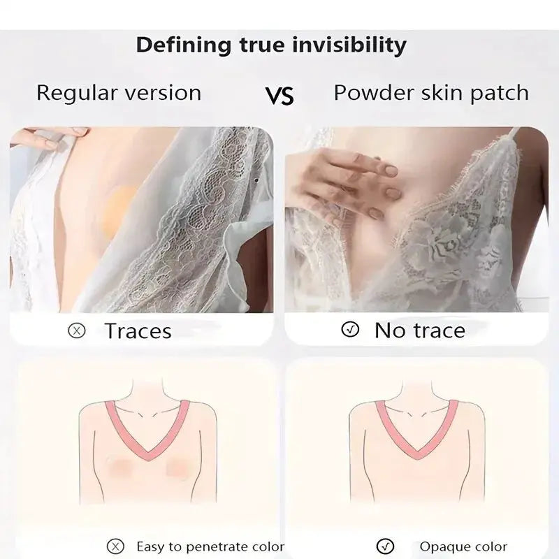 Nipple covers 1 pair by Simples Market; silicone, reusable adhesive petals for strapless backless wear