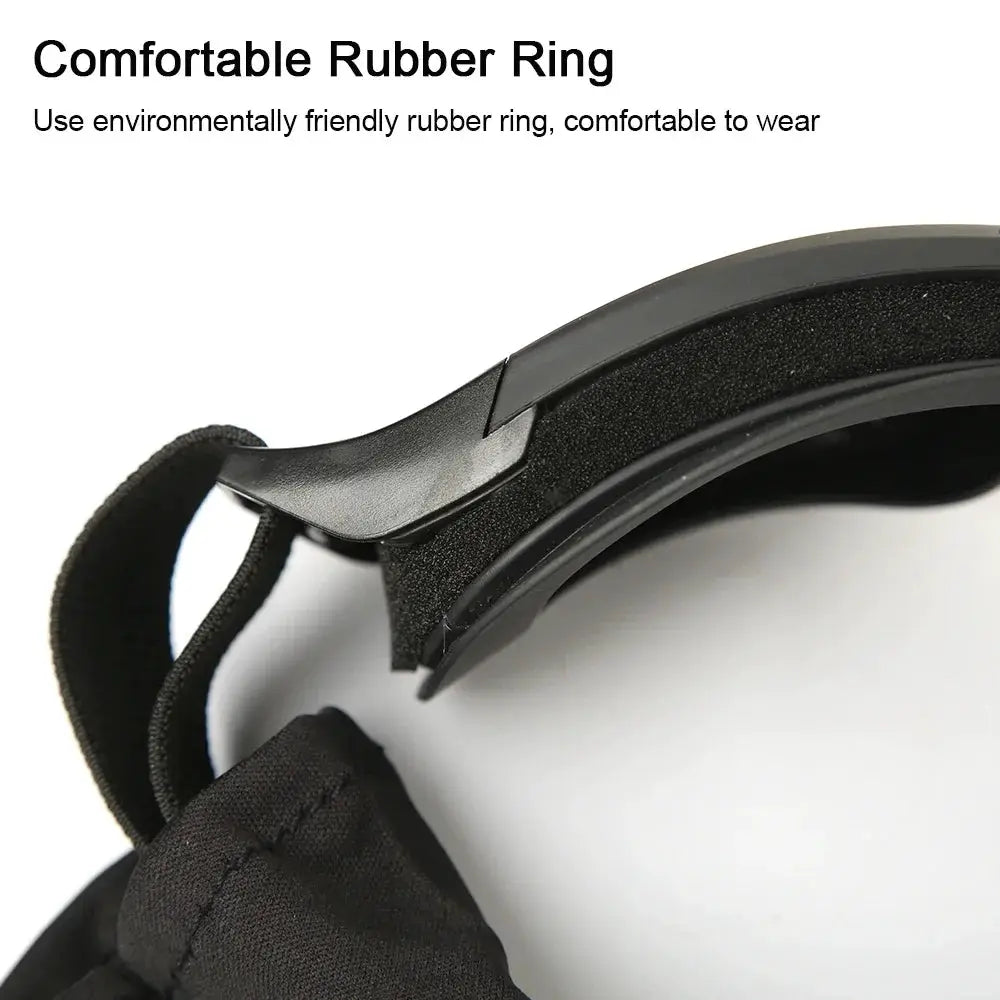Airsoft Tactical Goggles by Simples Market, black with adjustable strap and foam padding