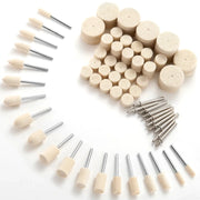 Wool Felt Polishing Wheel Set For Dremel Rotary Tool Accessories Buffing Pads For Metalworking And Precision Crafting