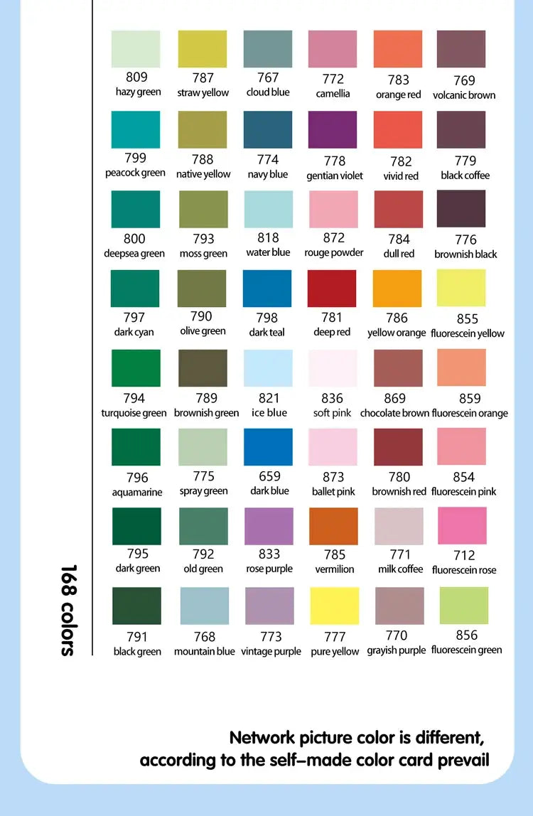 12-120 Colors waterproof acrylic marker pens with soft brush nib by Simples Market
