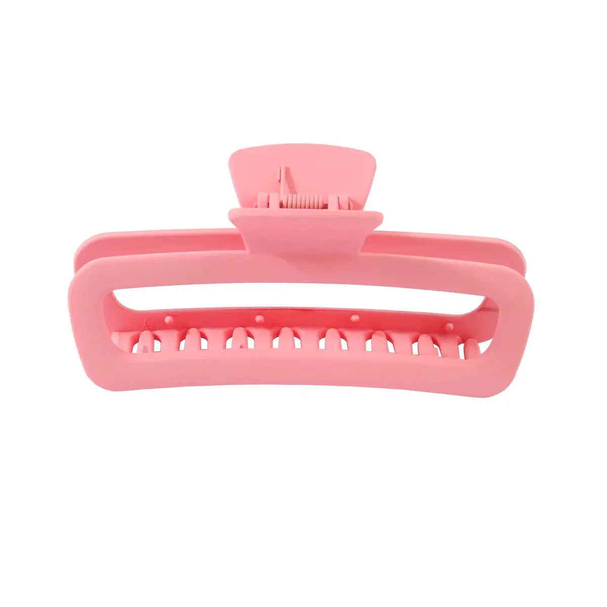 Korean Large Solid Hair Claw Clip Elegant Barrette With Geometric Romantic Design For Women Secure All Hair Types