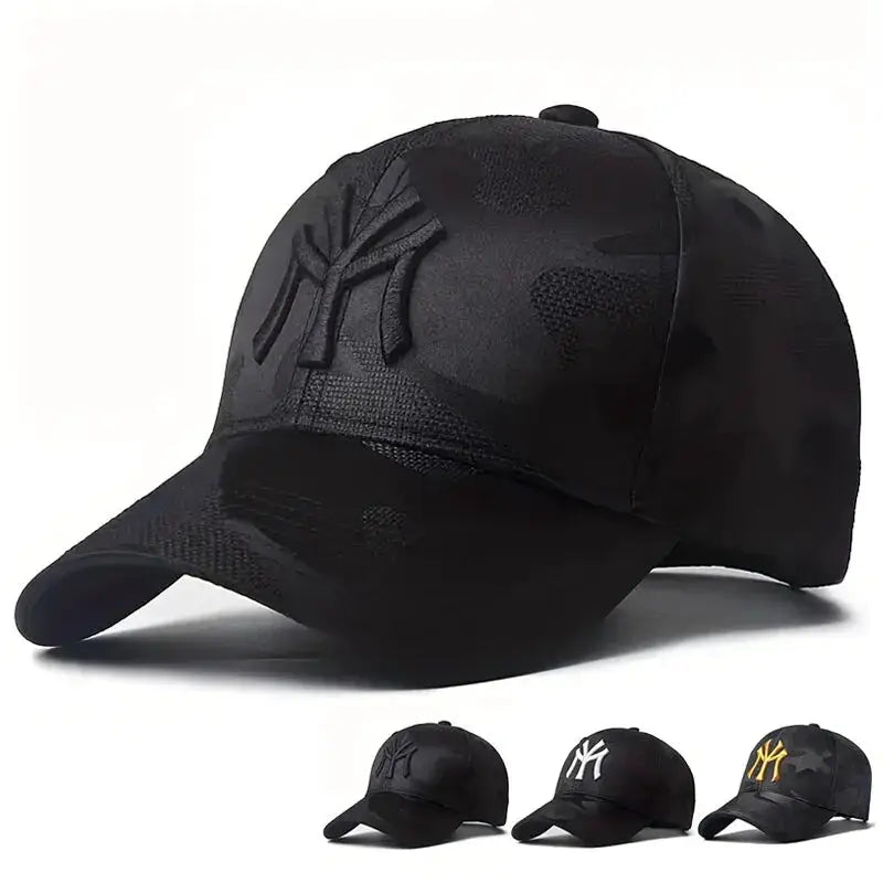 Letter Embroidery Camouflage Baseball Cap Adjustable Unisex Sun Protection Hat For Men Women Outdoor Casual