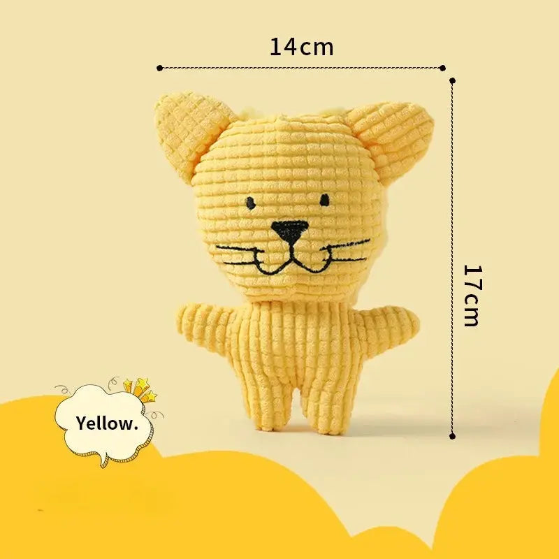 Plush Sleeping Duck Dog Toy For Small And Large Dogs Bite Resistant Teeth Grinding Relief With Duck Sound Toy