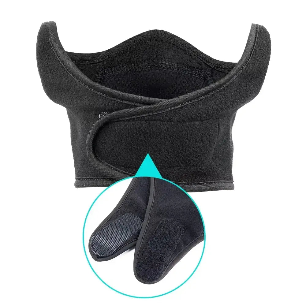 Thermal Neck Warmer Face Mask Scarf For Cold Weather Unisex Fleece Windproof Breathable Skiing Cycling Snowboarding