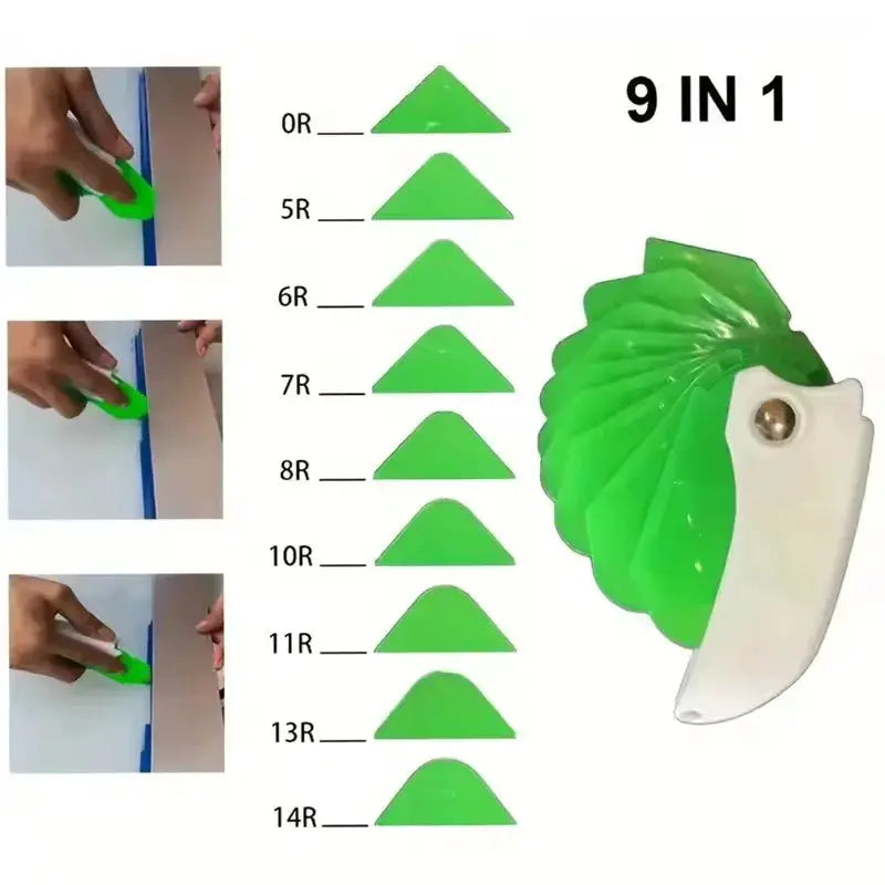 9 In 1 Silicone Caulking Tool Set For Sealant Spreading Tile Grout Edge Removal Professional Spatula