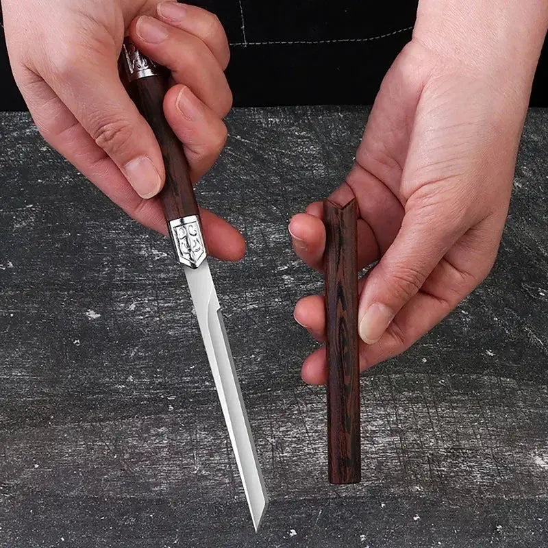 Exquisite Stainless Steel Small Straight Knife Paring Knife For Fruits Sushi And Meats Portable Household Kitchen Tool