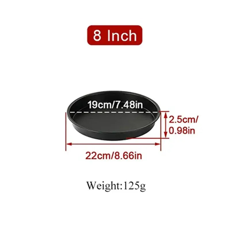 ChefCraft Round Cake Molds Set 6 7 8 Inch Nonstick Bakeware With Handles For Easy Release And Even Baking