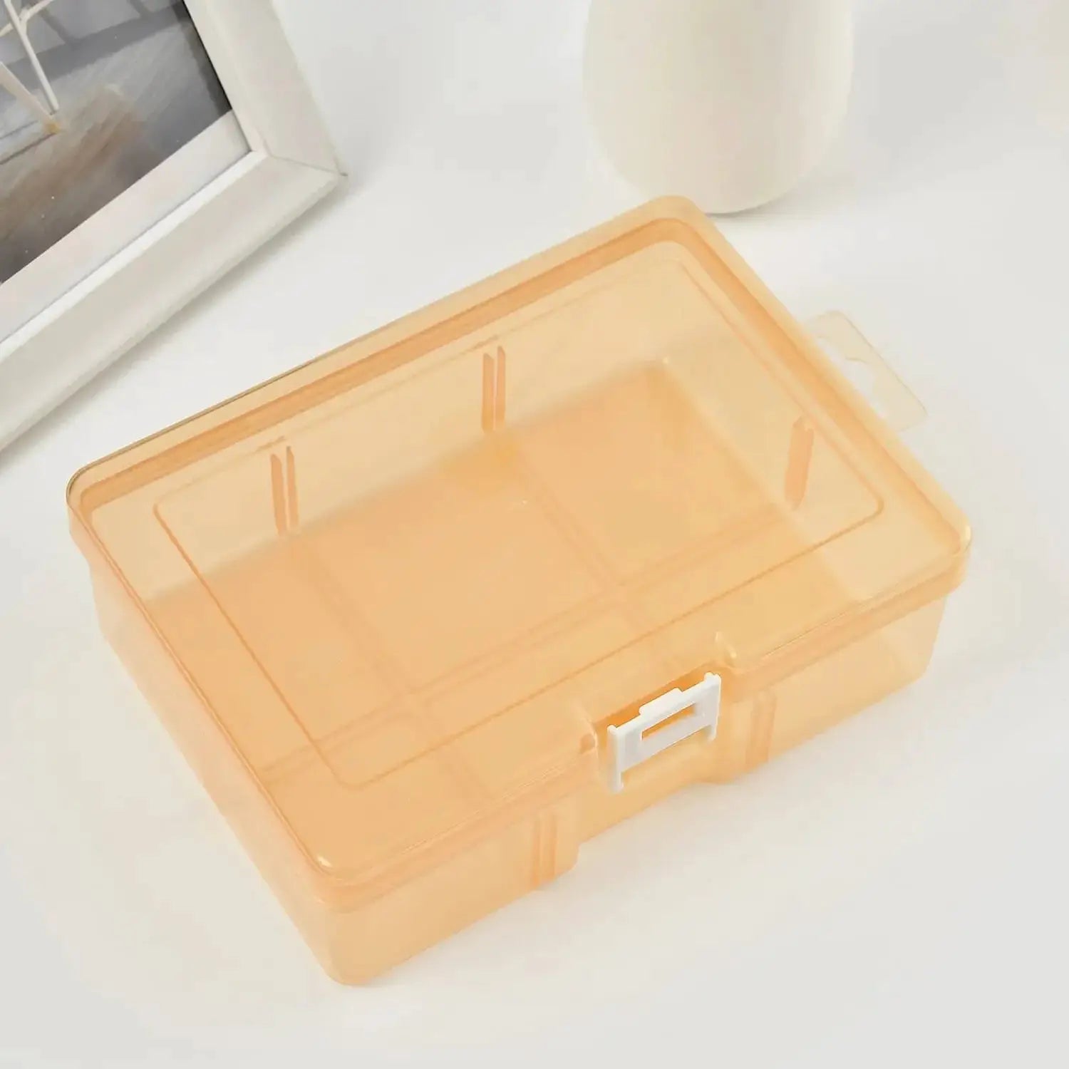Transparent Plastic Storage Boxes for Jewelry Hardware Accessories and Small Items DIY Crafts and Cosmetics Organizer