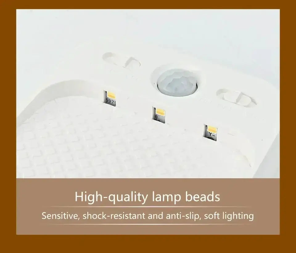 Motion sensor LED night light, white, rechargeable, stick-on magnet by Simples Market, 1–4 pack