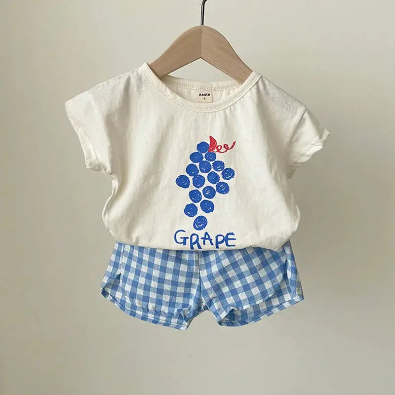 Cotton Baby Pajama Sets For Toddlers Sleeveless Summer Nightwear Kids Cartoon Homewear Comfortable Sleepwear
