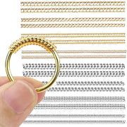Set Of Eight Invisible Silicone Ring Guards Spiral Design For Loose Rings Ring Sizers Plastic