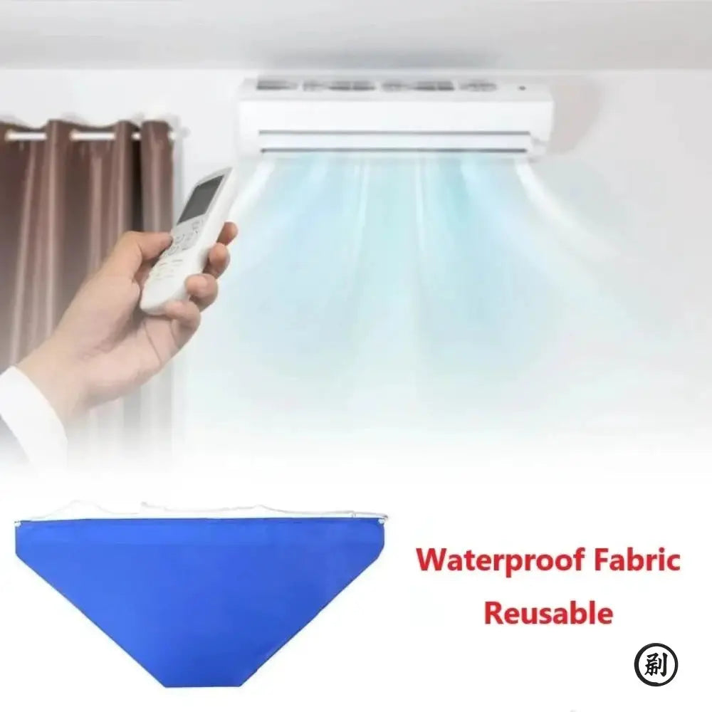 Thickened 100cm PVC Cleaning Cover Bag For Split Air Conditioners With Water Pipe