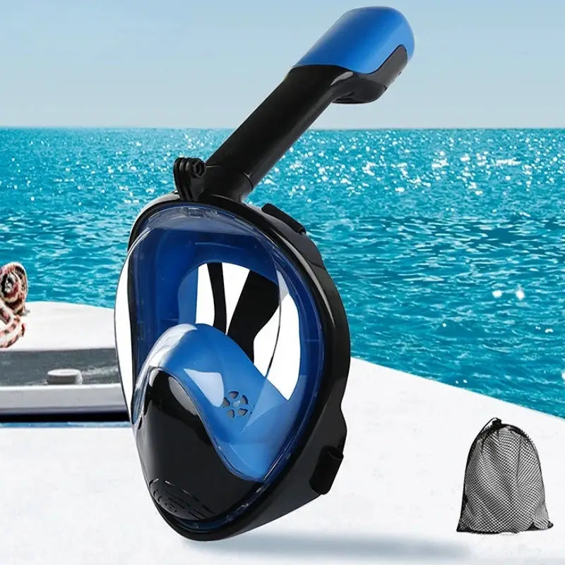 Underwater Full Face Diving Mask Anti Fog For Snorkeling And Scuba Waterproof Respiratory Mask For Adults And Kids