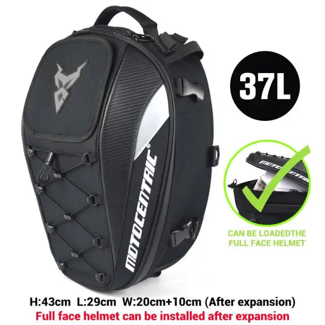 MOTOCENTRIC Multi - Functional Motorcycle Tail Bag - Simples Market