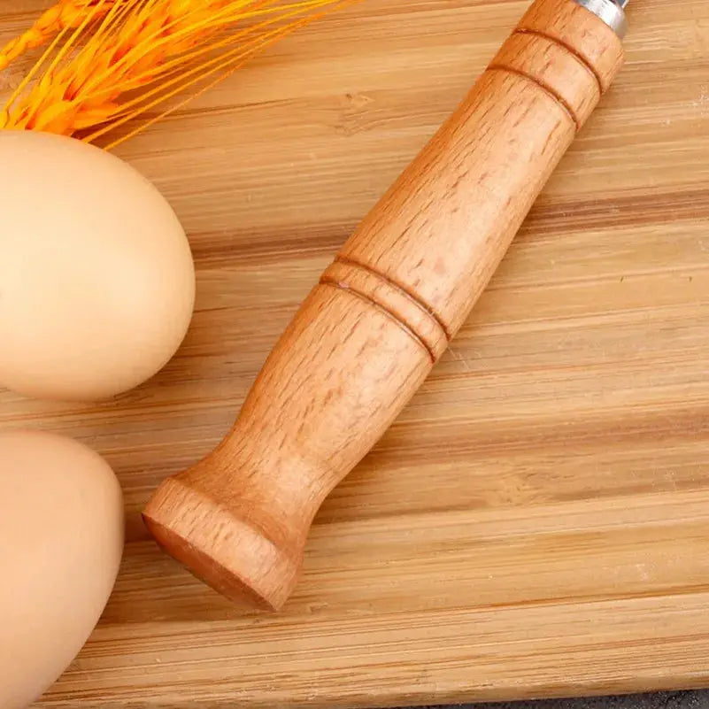 Dough Bread Pastry Cutter Five Blades Curved Baguette Bread Knife Wooden Handle Baking Accessory Pastry Spatula