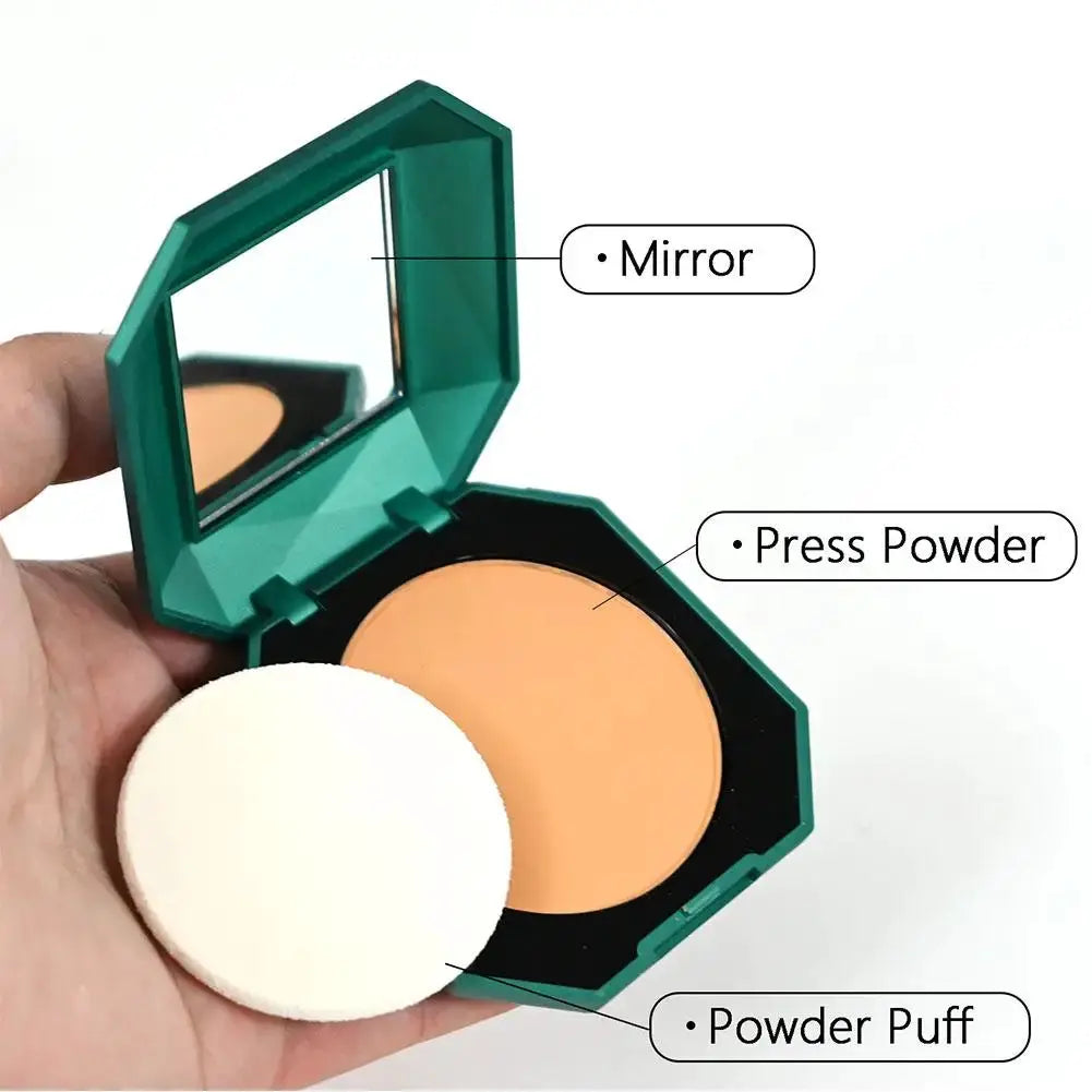 Brand New 4 Colors Dark Skin Pressed Powder Matte Long Lasting Waterproof Makeup Formula