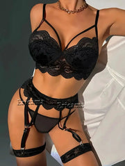 Sexi Babydoll Lace Bra And Panty Set Wireless Comfort With Seamless Stretch Fit Lingerie Collection