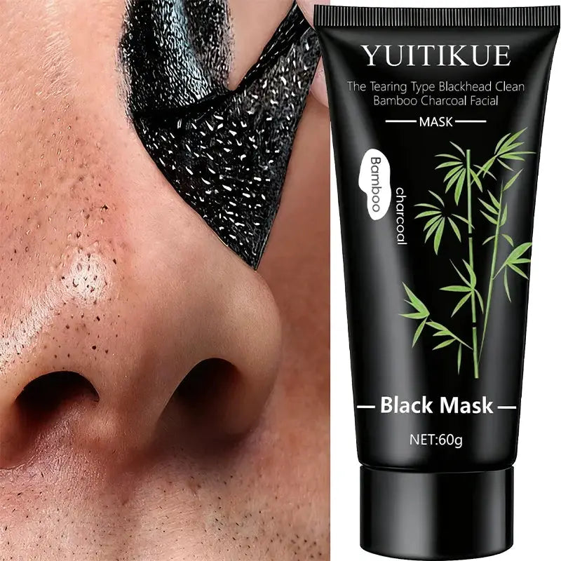 YUITIKUE Bamboo Charcoal Black Mask Tear Off 60g Blackhead Removal