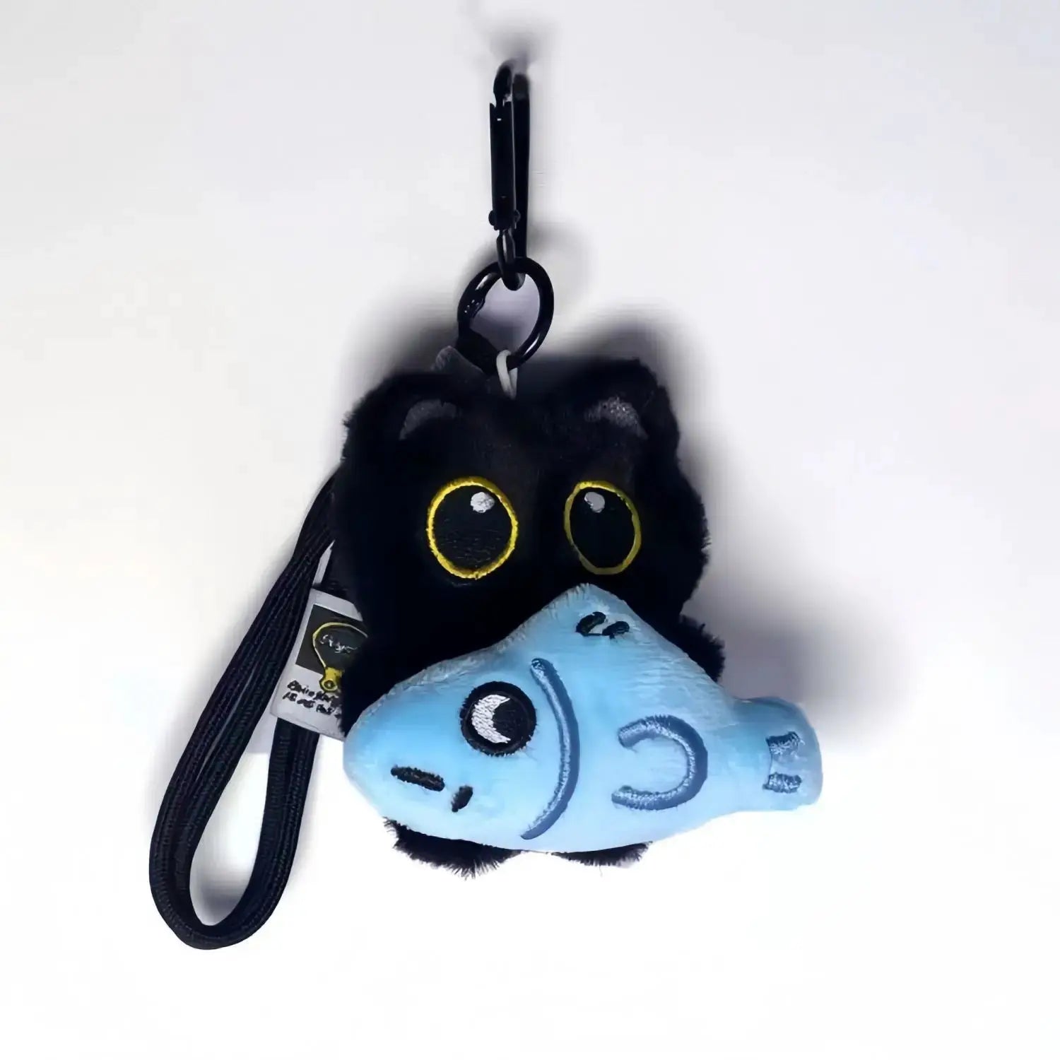 Cute Plush Black Cat Keychain Bag Charm Pendant Kawaii Toy For Women And Couples Gift Accessories