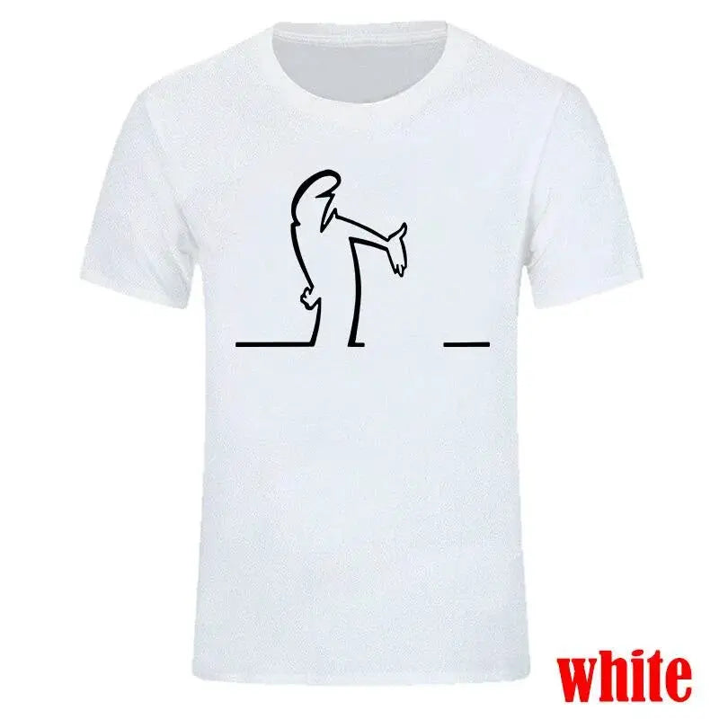 Summer T Shirts For Men Balum La Linea Funny Graphic Tee Cotton Comfortable Premium