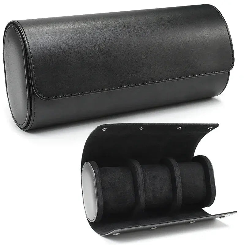 Embers Leather Watch Roll 1 2 3 slots Luxury Genuine Watch Storage Box Travel Bag Watch Case Gift Box Watch Pouch\]p;