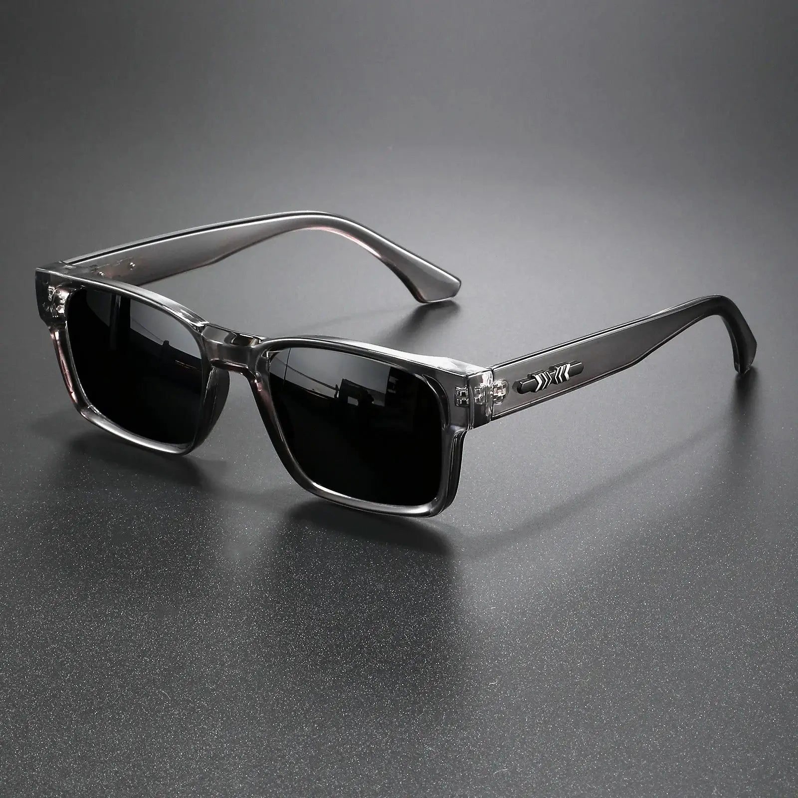 Retro Punk Fashion Sunglasses Square Protective Frame UV400 Unisex For Outdoor Adventures And Casual Style