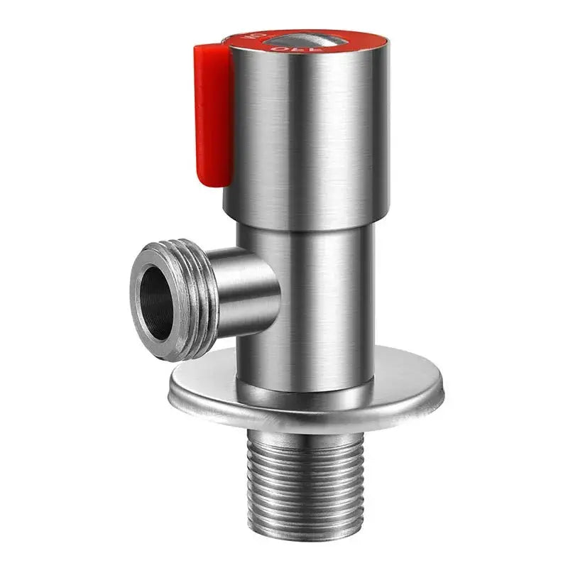 4 Points Faucet Inlet Valve Brass Triangle Valve Universal Switch For Water Heaters Toilets Washing Machines