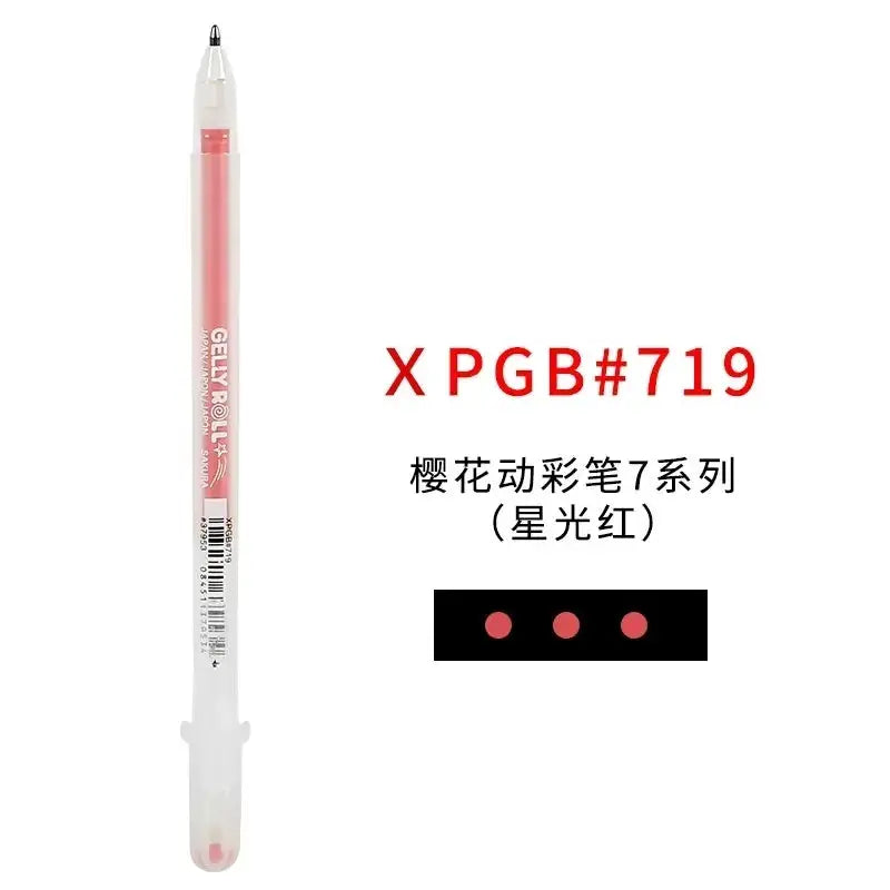 Sakura Gelly Roll gel pen pink body with white ink 1 of 3-piece set