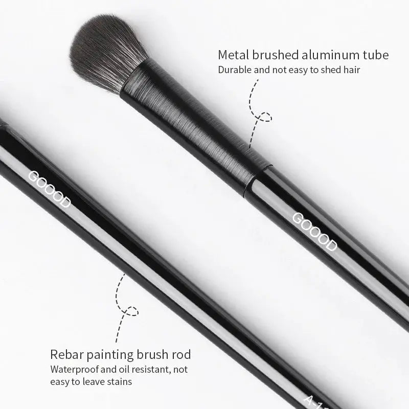 AuroraBeauty Eye Makeup Brushes Set 6 Piece Blending Tools For Eyeshadow Eyeliner And Eyebrow Contour
