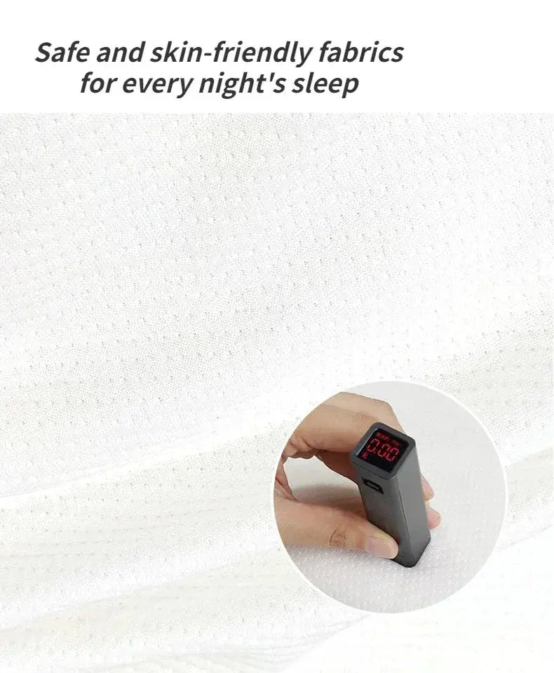 Cervical pillowcase, soft breathable white fabric, Simples Market