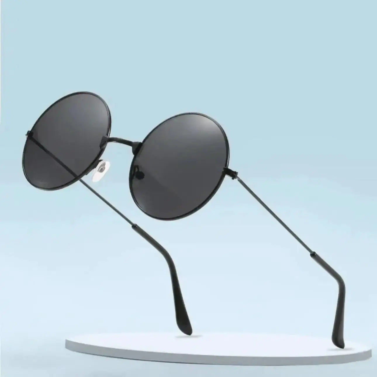 Gojo Satoru Cosplay Glasses Unisex Black Metal Frame for Jujutsu Kaisen Fans and Parties