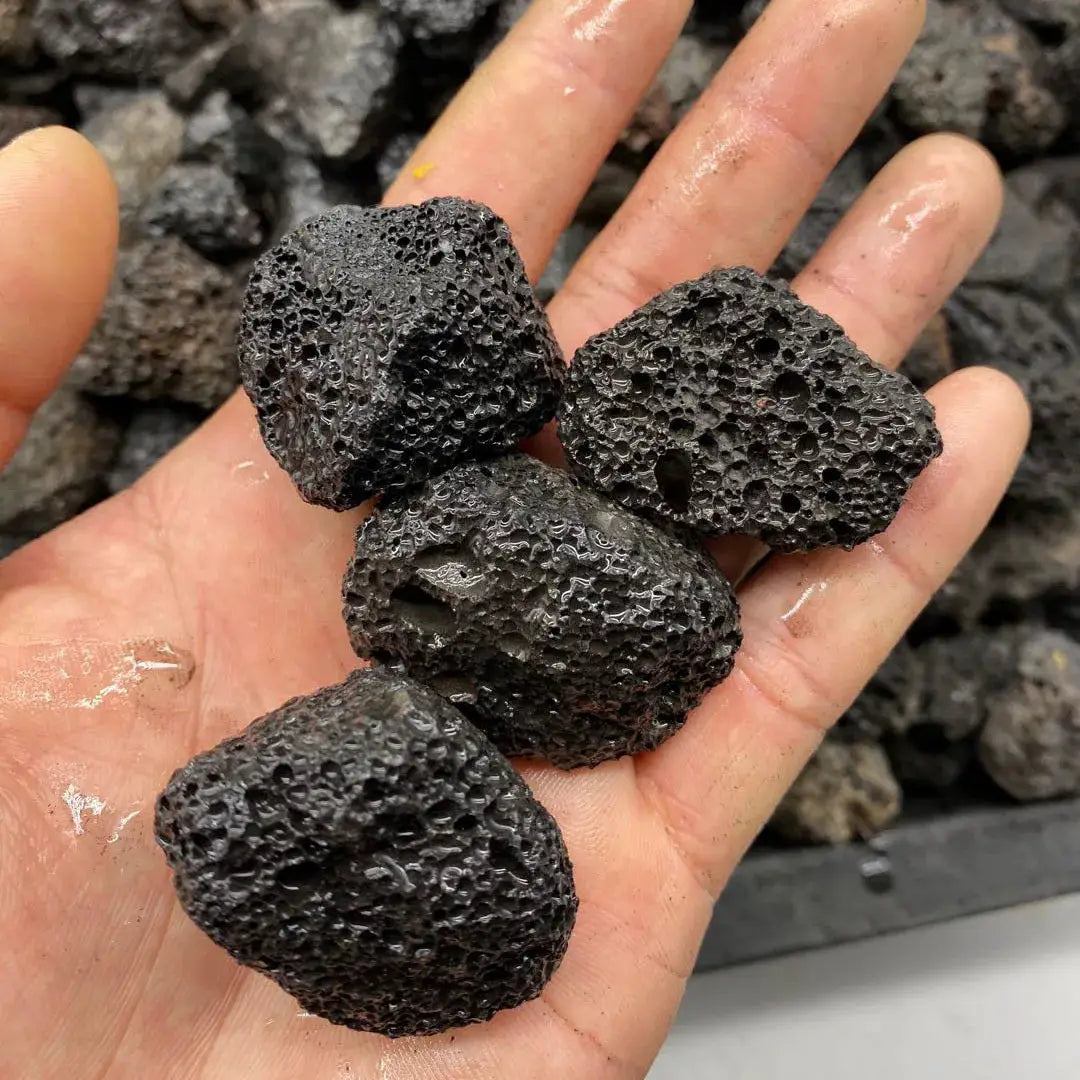 Natural Volcanic Rock Biological Filter Media For Aquarium Clear Water Enhancement Honeycomb Stone Decoration