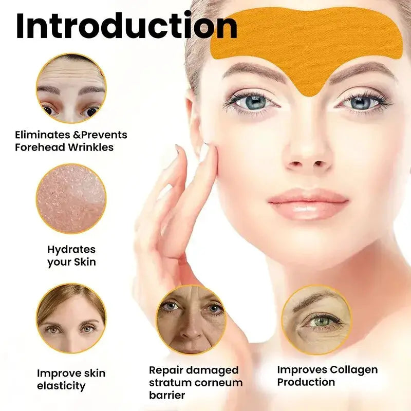 EverGlow Forehead Wrinkle Patch Lifts And Tightens Skin Smoothing Fine Lines With Collagen And Botanicals