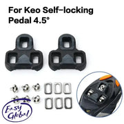 Road Bike Cleats For Look Self Locking System Pedals With 4.5 Degree Float Compatible Shoes Bicycle Accessories
