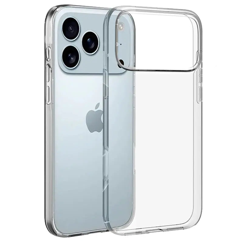 2-pack clear iPhone cases; transparent, shockproof protective covers