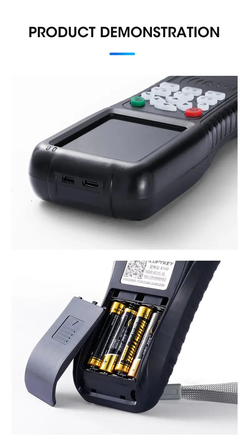 NFC RFID card reader/writer X100 handheld, black with USB port