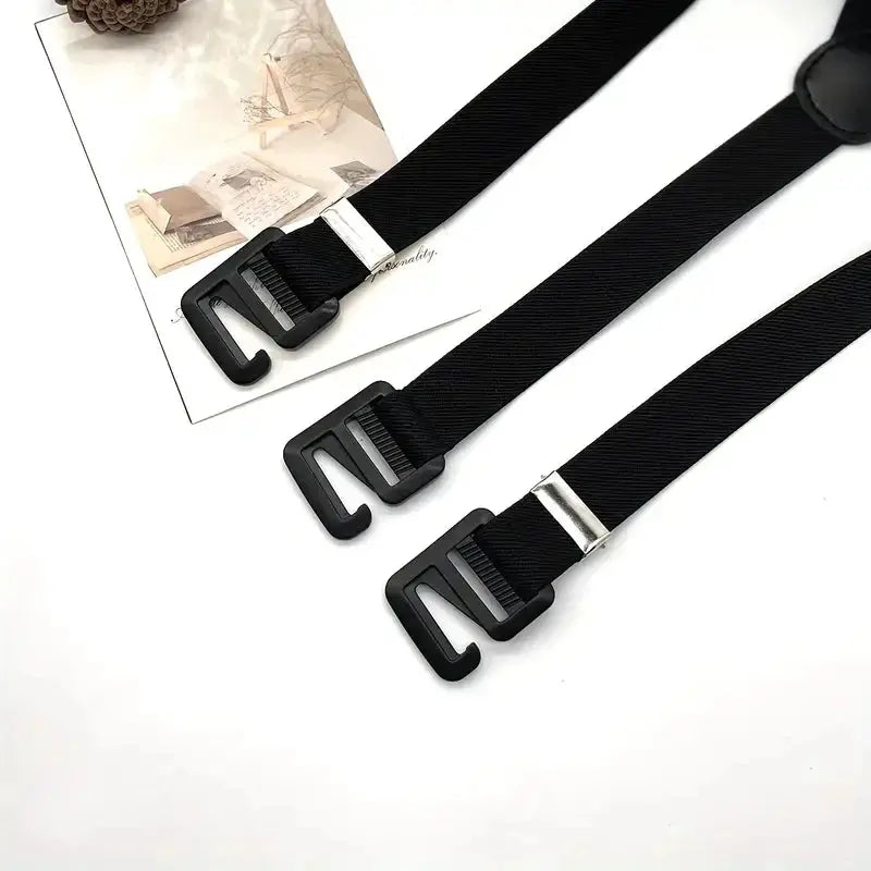 2.5cm Wide Mens Suspenders New Creative 3 Hooks Adjustable Braces For Casual And Formal Wear