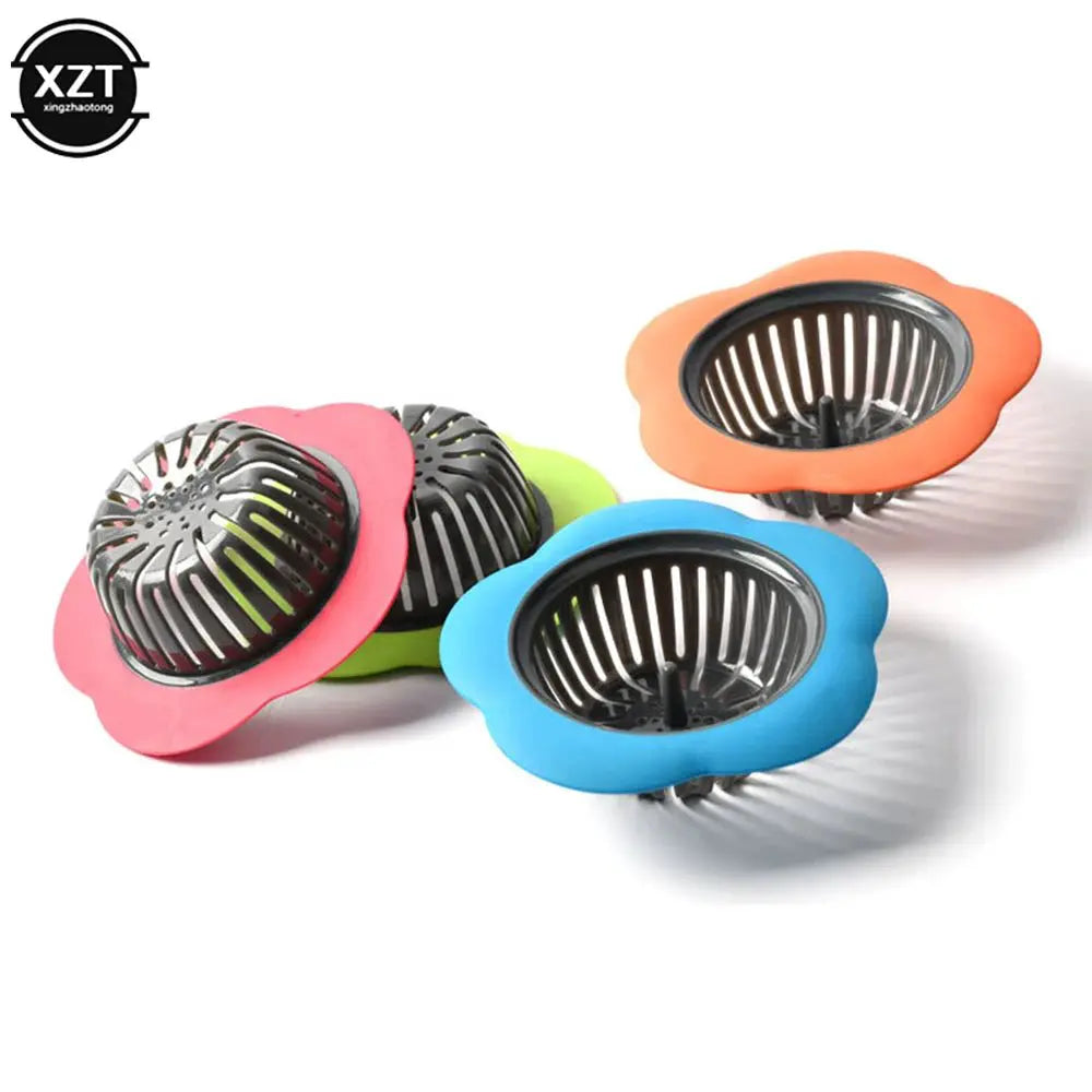 Flower Shaped Silicone Sink Strainer - Simples Market