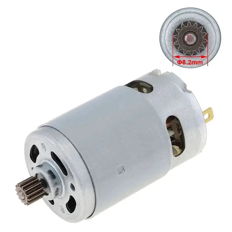 21V Brushed Motor Replacement Part With 14 Teeth For 4 Inch And 6 Inch Cordless Mini Logging Saws And Chainsaws