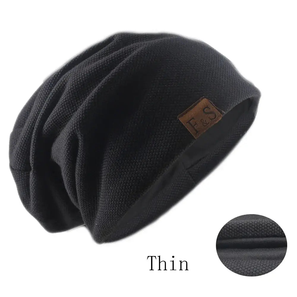 Unisex Fashion Bonnet Hat Knitted Solid Color Beanie For Men And Women Autumn And Spring Soft Hip Hop Turban Style