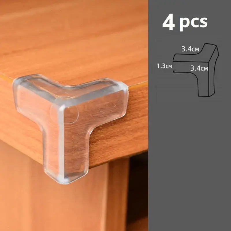 4 Pieces And 10 Pieces Children Baby Safety Silicone Corner Edge Protectors Anticollision Table Guards