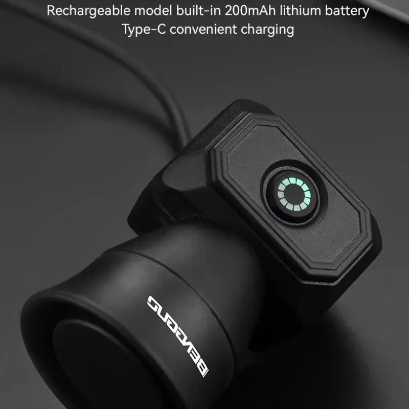 USB Charging Waterproof Mountain Bike Bell Electronic Horn For Safe Riding On All Weather Trails
