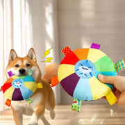 Dog Sounding Plush Toy Bell Small Dogs Puppies Cartoon Teddy Teeth Grinding Wear Resistant Bite Resistant Pet Toy
