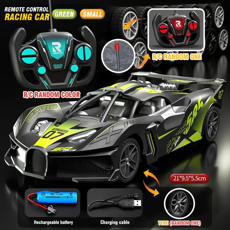 RC Car 4 Channel High Speed Remote Control Drift Racing Car Electric Sportscar Toy For Boys Kids Birthday Gift