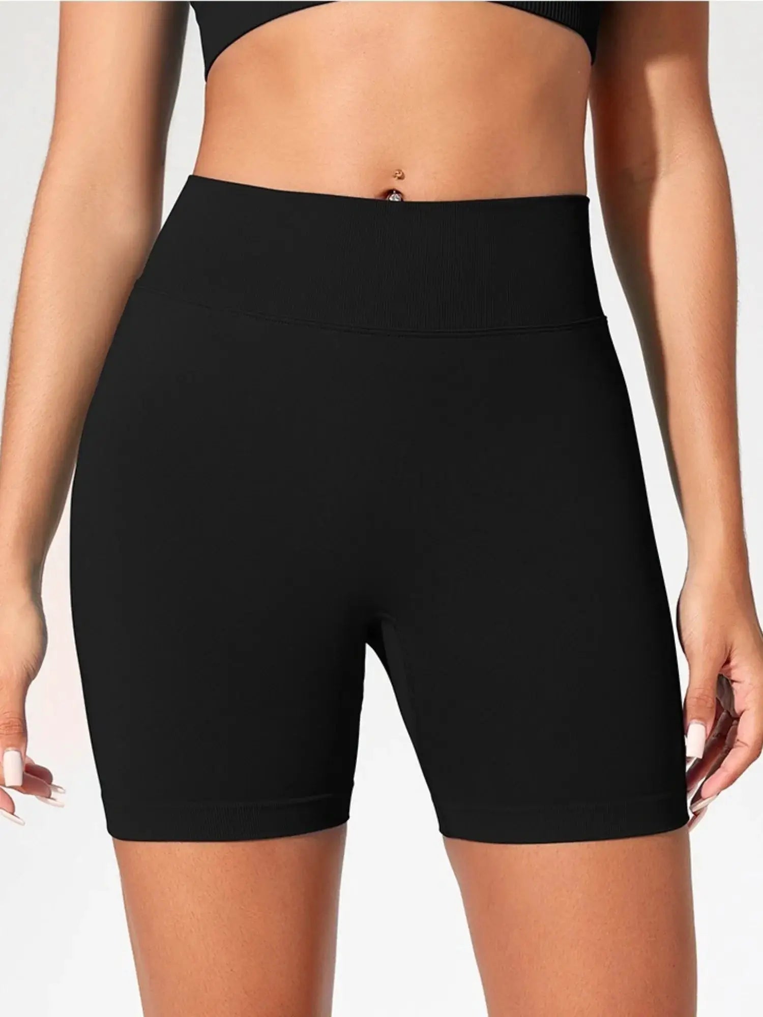 FlexiFit Summer High Waisted Yoga Shorts Snug Booty Lifting Seamless Knit Fit For Running And Yoga