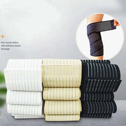 Compression bandage set by Simples Market in white, beige and black; 18 self-adhesive elastic wraps for joints