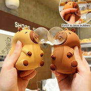 Capybara Doll Pinch Pendant Toy Stress Relief Squeeze Bubble Decompression For School Bags Keychains Car Desk Decor Gift