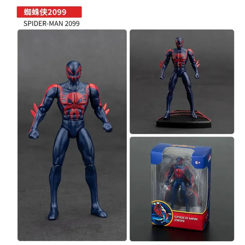 ZD Original Spider Man 4Inch Action Figures Green Goblin Doctor Octopus Venom Gwen Electro Scarlet Spider 2099 Rhino