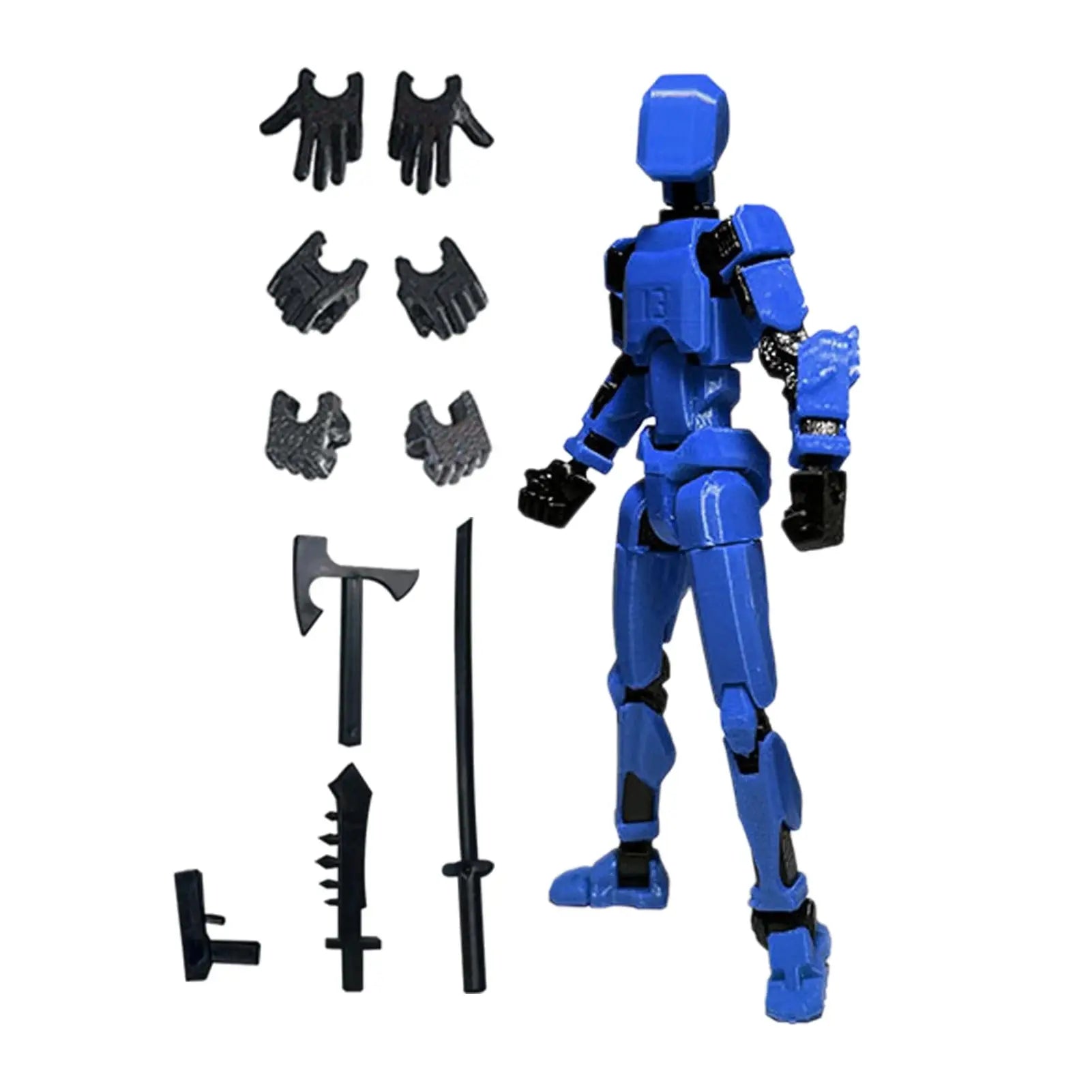 13 Joints Articulated Movable Dummy Doll For Diy Assembly 3D Printed Action Figure Stop Motion Animation